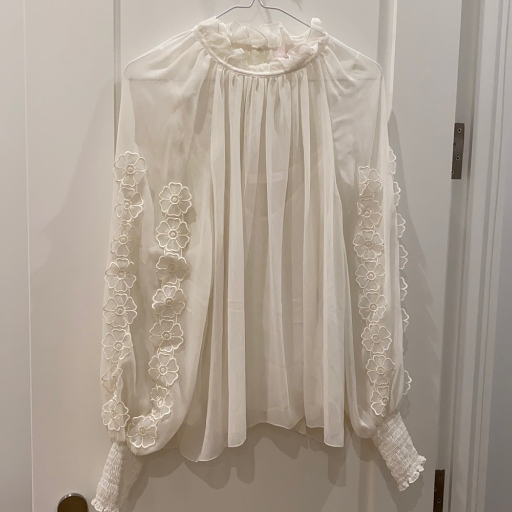 See by Chloe peasant top